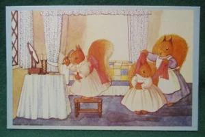 Nachlassverkauf Vintage Fantasy Postkarte - Kleid für die Party von Margaret Tempest - Bild 1 von 2