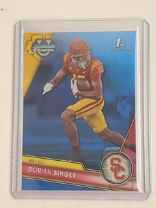 DORIAN SINGER 2023 Bowman Chrome University 1st #146 Blue Refractor /199