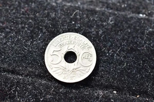 FRANCE 1937 5 CENTIMES - Picture 1 of 8