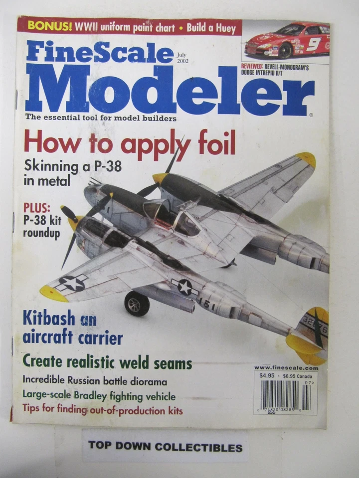 Fine Scale Modeler Magazine  July 2002   Finding Out Of Production Kits - Image 1 of 2