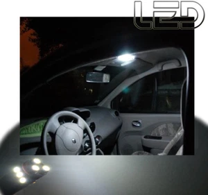 Para TWINGO 2 4 Bombillas LED Blancas Interior Habitáculo Techo Maletero - Imagen 1 de 3