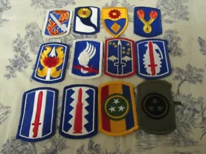 Lot of Vtg. Post WWII US Army Brigade Patches - Picture 1 of 8
