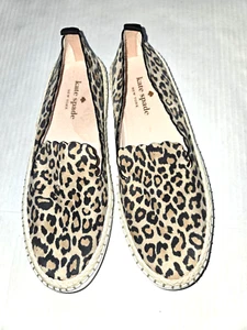 Kate Spade New York Loren Leopard Print Suede Slip-On Sneaker Sz 7 - Picture 1 of 14