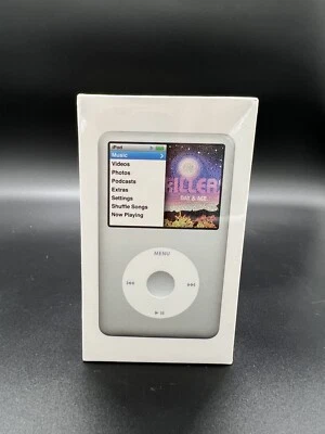 Apple iPod Classic 6. 7. Generazione Grigio Argento 160GB Nuovo New Collectors - Immagine 1 di 4
