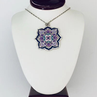 Collar reversible Brighton CASABLANCA JEWEL Marruecos esmalte púrpura precio de venta sugerido por el fabricante $68 nuevo con etiquetas Foto 1 de 4