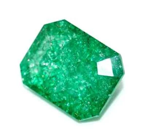 Natura Pink Tourmalinel 9-11Ct Emerald Cut Mozambique Certified Gemstone - Picture 1 of 8