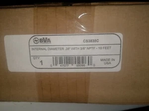 BVA CS3838C Hydraulikschlauch 10' 3/8 NPTF Enden 3/8 ID - Bild 1 von 2