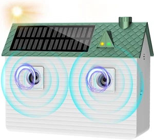 Dispositivo antiladridos, dispositivos disuasivos solares resistentes a la intemperie para perros al aire libre - Imagen 1 de 12