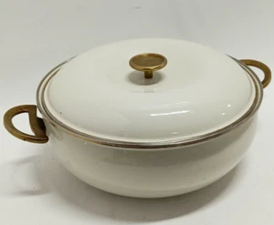 Vintage Copco Sam Lebowitz Dutch Oven w Brass Handles - 4.8L - Excellent Cond - Foto 1 di 9