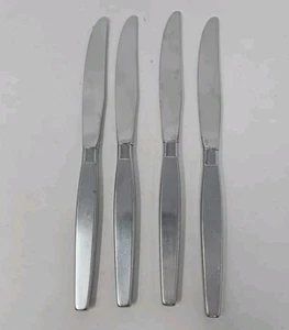 Set 4 Community Stainless Frostfire MCM Dinner Knives - Picture 1 of 5