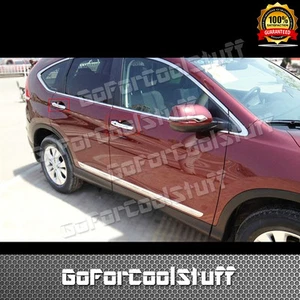 FOR 2012-13 14 15 16 HONDA CRV CR-V 4 Door Handle W/ Smart Keyhole Chrome Cover - Picture 1 of 3