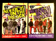 Topps NEW KIDS ON THE BLOCK Trading Cards 1989 Unopened Packs (2Pks OF 16 ea)