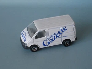 Matchbox Ford Transit Van Evening Gazette Newspaper News Delivery Van 75mm Toy b - Bild 1 von 3