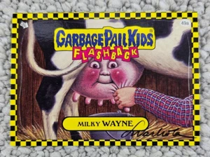 Garbage Pail Kids Flashback 49a Milky Wayne Signed by James Warhola Artist - Picture 1 of 3