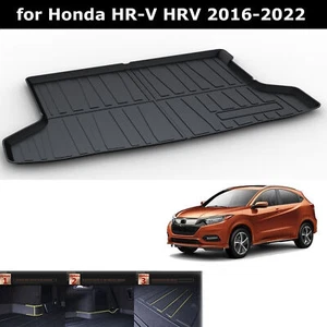 Rear Floor Mats Rear Cargo Liner fit for Honda HR-V HRV 2016-2022 All Weather - Picture 1 of 14