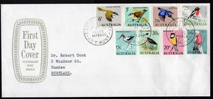 1966 Decimal Definitives Australia Birds Set (8) APO Shield FDC Cover - Picture 1 of 1
