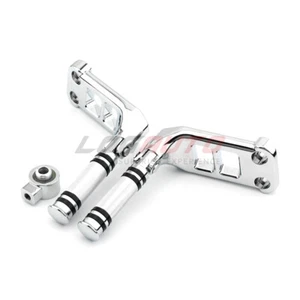 For Harley VRSC Night Rod Rear Foot Pedal Bracket Passenger Footpeg Mount Chrome - Picture 1 of 11