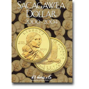 H.E. HARRIS "2715" SACAGAWEA DOLLAR 2000-2004 FOLDER NEW WITH FREE SHIPPING! - Picture 1 of 1