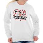 Betty Boop Pudgy Dog Anythings Possible Cute Womens Crewneck Sweatshirt Pullover