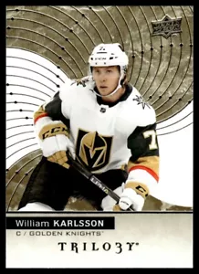 2017-18 UPPER DECK TRILOGY WILLIAM KARLSSON VEGAS GOLDEN KNIGHTS #36 - Picture 1 of 2