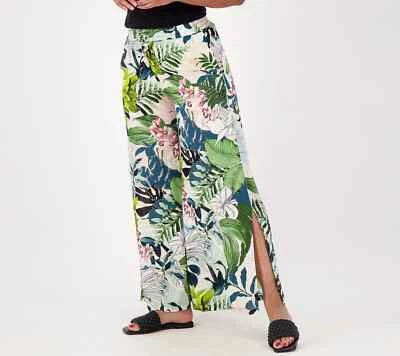 Jantzen Regular Wide Leg Printed Pull-On Woven Cover -Nature Glow (2X) a599581  - Image 1 of 3