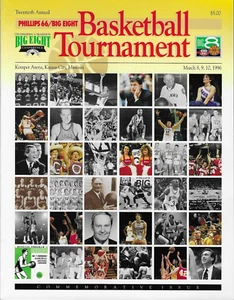 Big 8 Basketball Championship Tournament Program Mar 8, 9, 10 1996 - Picture 1 of 2