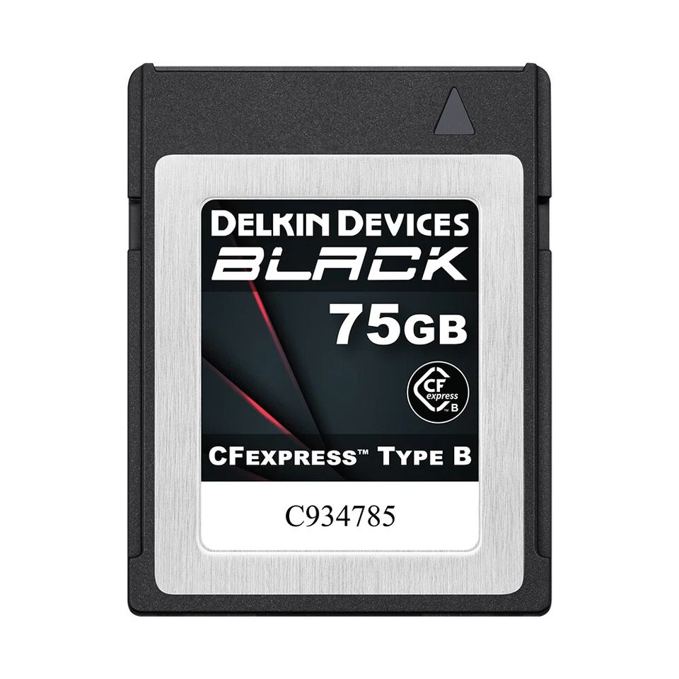 Delkin Devices 75GB BLACK CFexpress Type B Memory Card - Image 1 of 1