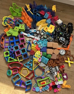 Genuine Magformers Over 470 Pieces Huge Magnet Bundle - Picture 1 of 12