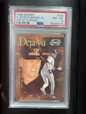 1996 Summit 154 Derek Jeter/Cal Ripken Jr. ARTIST PROOF PSA 8 Low POP Deja Vu