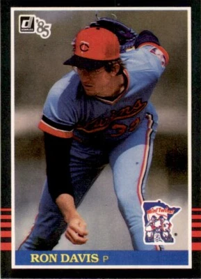 1985 Donruss. Ron Davis . Minnesota Twins #120. - Image 1 of 2