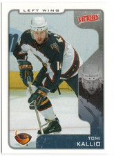 2001-02 Upper Deck Victory #17 Tom Kallio Atlanta Thrashers Card