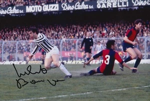 ROBERTO BONINSEGNA HAND SIGNED 12X8 PHOTO JUVENTUS FOOTBALL AUTOGRAPH 8 - Picture 1 of 1