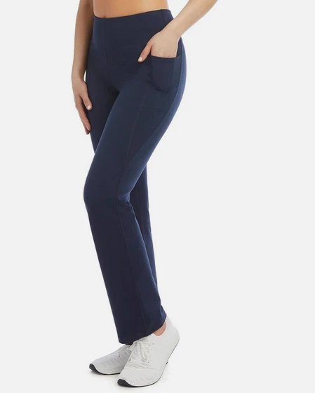 Jockey Women's Studio Flare Pant Neo Navy Size XL