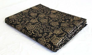 Floral Handblock Print Fabric 100%Cotton Fabric Sewing Craft Dress Making Fabric - Picture 1 of 5