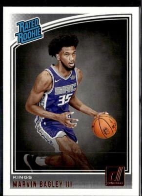 2018-19 Donruss #168 Marvin Bagley III Rated Rookie Sacramento Kings RC - Image 1 of 2