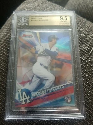 2017 Bowman's Best Refractors #65 Cody Bellinger LA Dodgers Rookie - Image 1 of 3