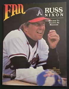 Band 23, #2 1988 ATLANTA BRAVES vs PHILLIES FAN MAGAZIN PROGRAMM Russ Nixon Neuwertig - Bild 1 von 2