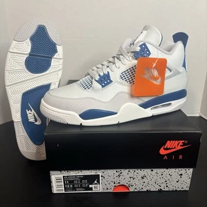 NEU Größe 11 Air Jordan 4 Retro Military Blue 2024 Industrial Blue Royal SB - Bild 1 von 7