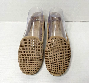 Me Too Women's Loafer Yale Tan Leath Mesh Size 7.5 M - Picture 1 of 8