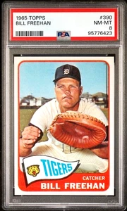 1965 Topps #390 Bill Freehan Pittsburgh Pirates PSA 8 NM-MT HIGH END! - Bild 1 von 2