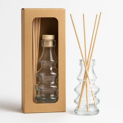 WonderWax Duftöl I Tannenbaum Reed Diffuser mit Stäbchen I Raumduft Set Vase - Bild 1 von 4