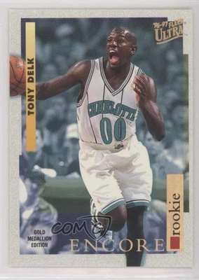 1996-97 Fleer Ultra Encore Rookies Gold Medallion Edition Tony Delk Rookie RC - Image 1 of 2