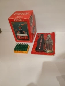 Vintage Coca-Cola Lot - Miniature Bottles, Music Box, Ceramic Pen With Tin - Picture 1 of 11