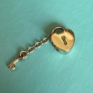 RETIRED PANDORA KEY TO MY HEART 14K SOLID GOLD CHARM 585 ALE 750341 - Picture 1 of 7