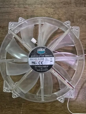 Cooler Master A20030-07CB-3MN-F1 Cooler Master HAF X Fan Clear Works Red LEDs - Image 1 of 3