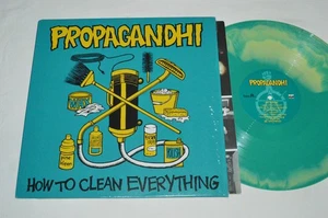 PROPAGANDHI How To Clean Everything LP 2013 Made in USA Yellow Green Swirl Vinyl - Picture 1 of 4