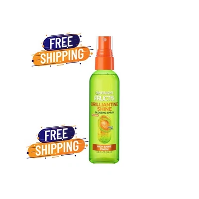 Garnier Fructis Style Brilliantine Brillo Spray, Cabello Seco, Unisex, 3 fl oz Foto 1 de 4