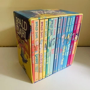 Roald Dahl Book Boxed Set Collection x 15 Paperback Lot - Puffin - Picture 1 of 6