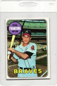 1969 Topps #398 Tito Francona Atlanta Braves - Imagen 1 de 2