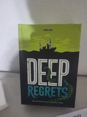 Deep Regrets: an Unfortunate Fishing Game + Expansion USED Appears Complete  - Image 1 of 4